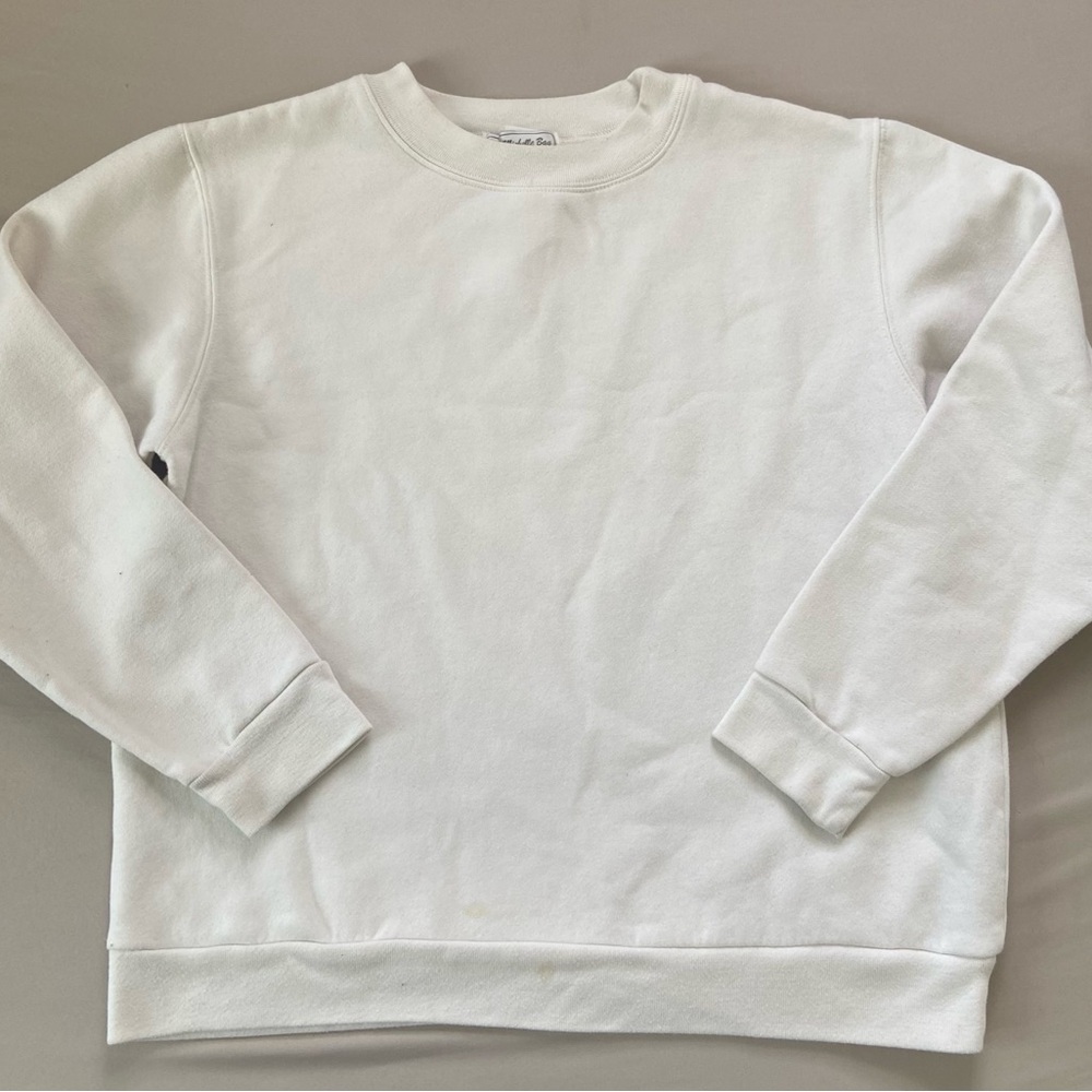 White Crewneck Sweater